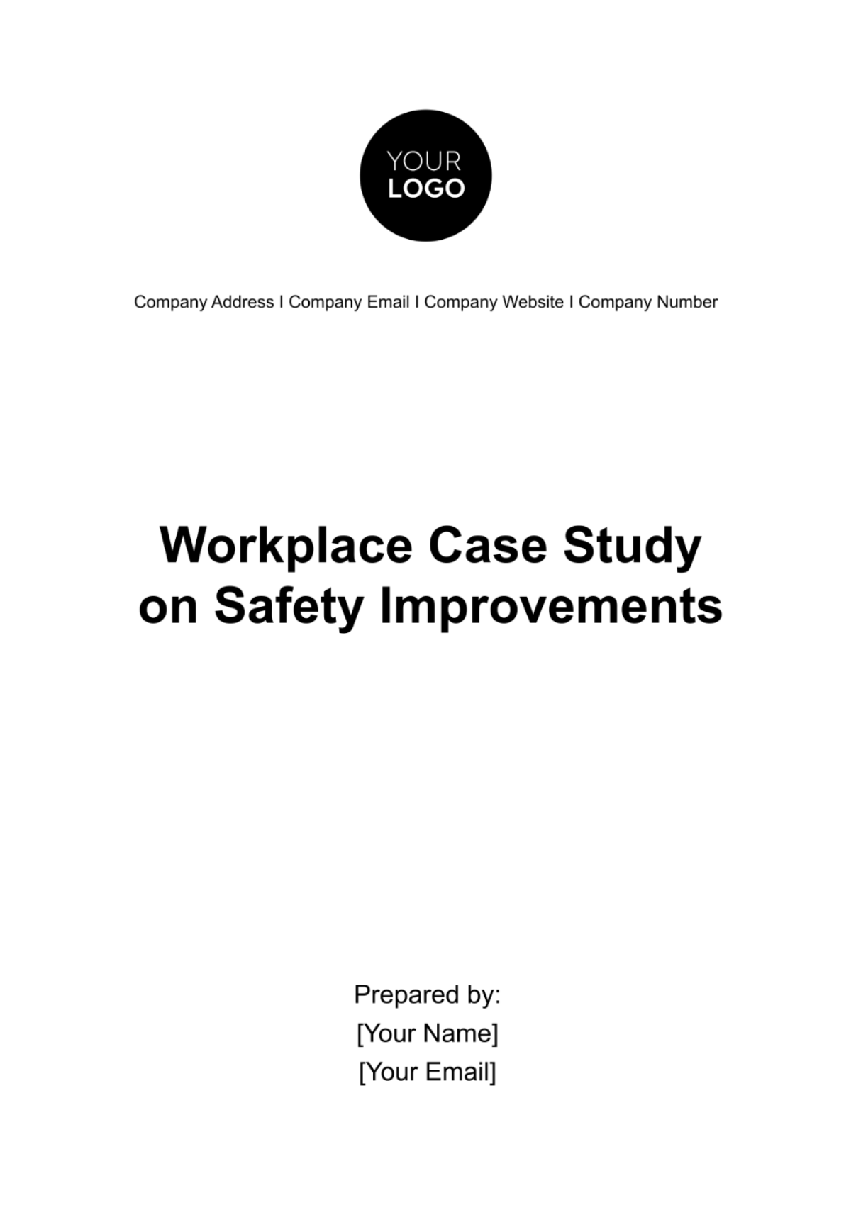 Workplace Case Study on Safety Improvements Template - Edit Online & Download