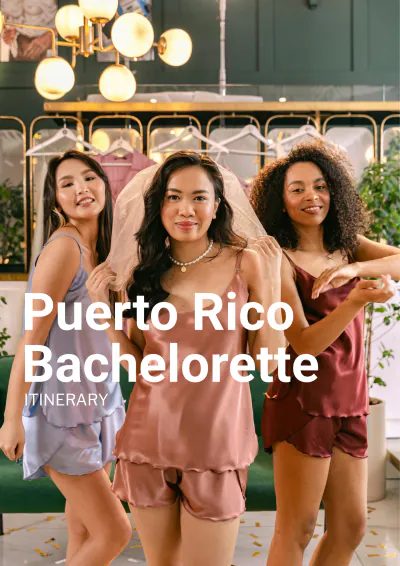 Free Puerto Rico Bachelorette Itinerary Template to Edit Online