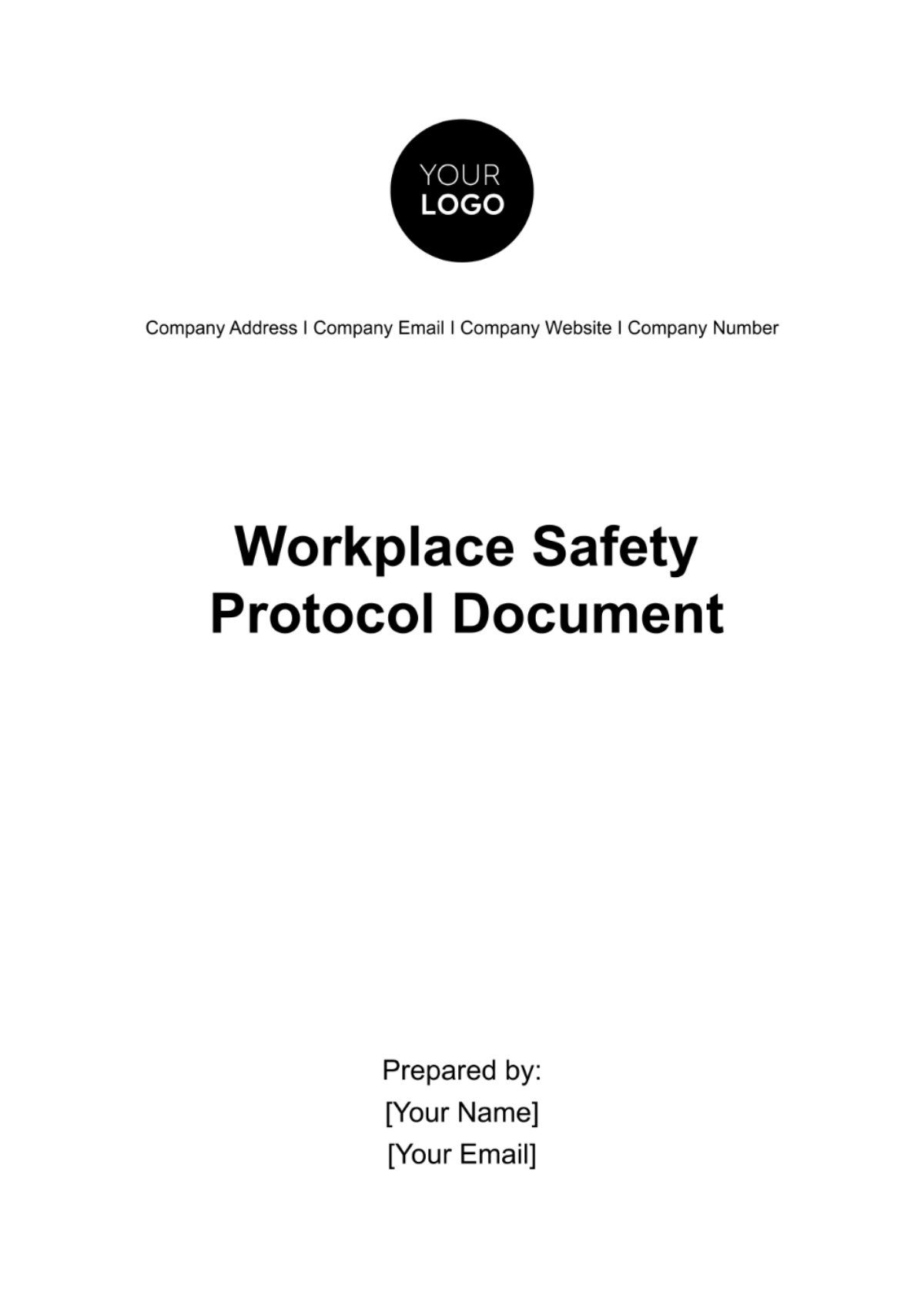 Workplace Safety Protocol Document Template