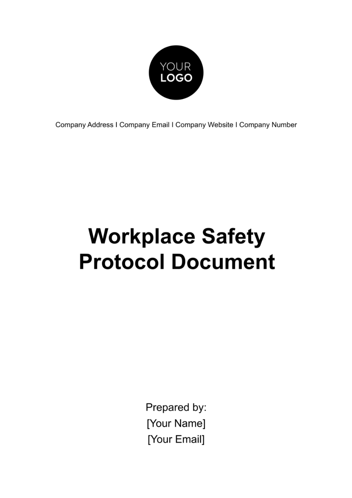 Workplace Safety Protocol Document Template - Edit Online & Download