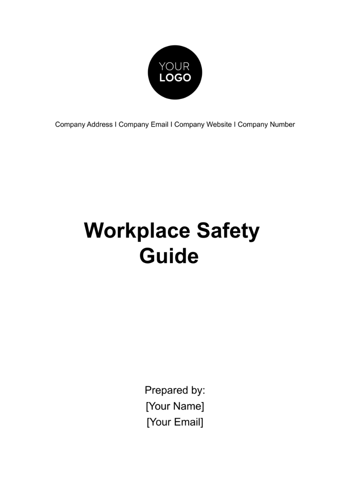 Free Workplace Safety Guide Template