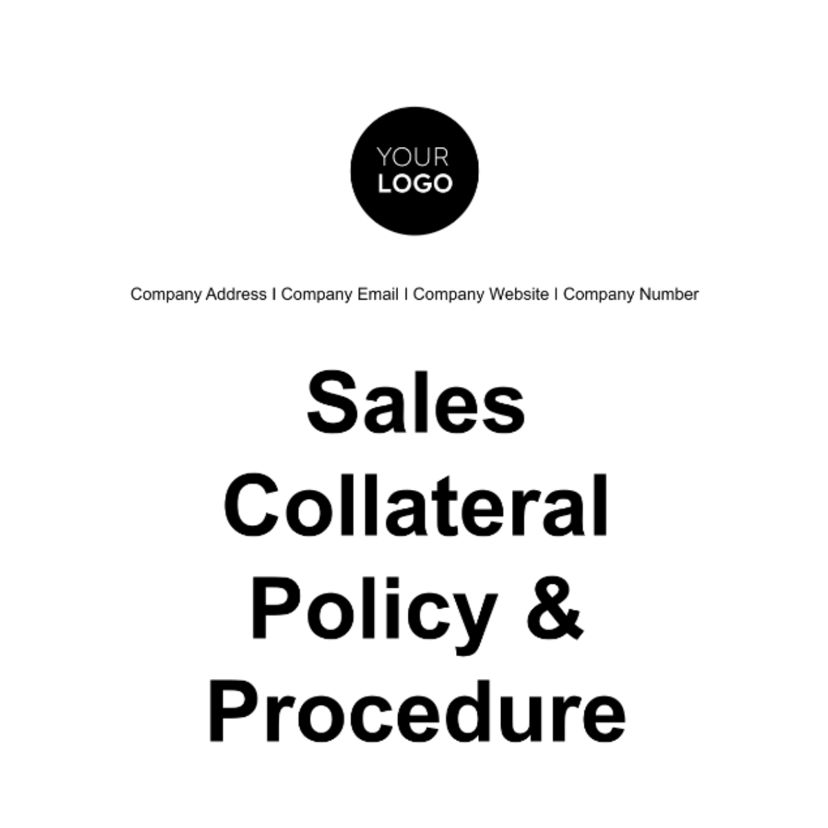 sales-collateral-policy-procedure-template-edit-online-download