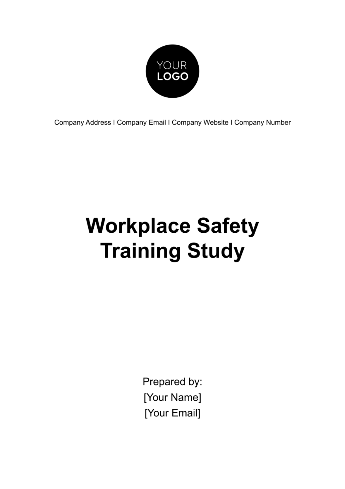 Free Workplace Safety Training Study Template