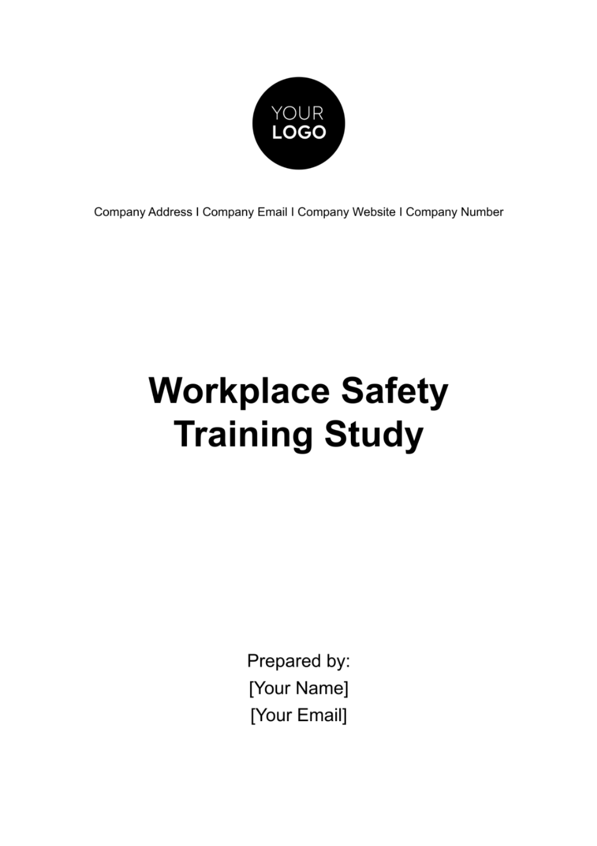 Workplace Safety Training Study Template - Edit Online & Download