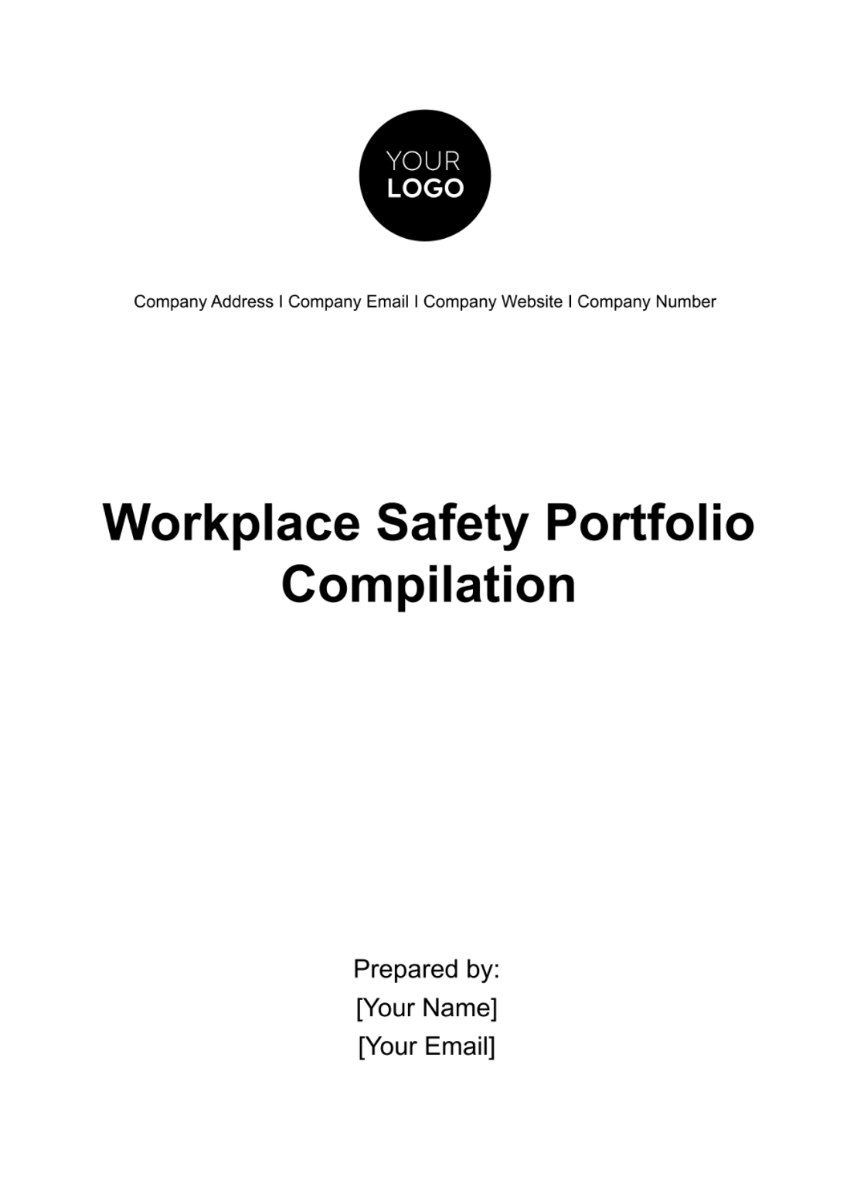 Free Workplace Safety Portfolio Compilation Template