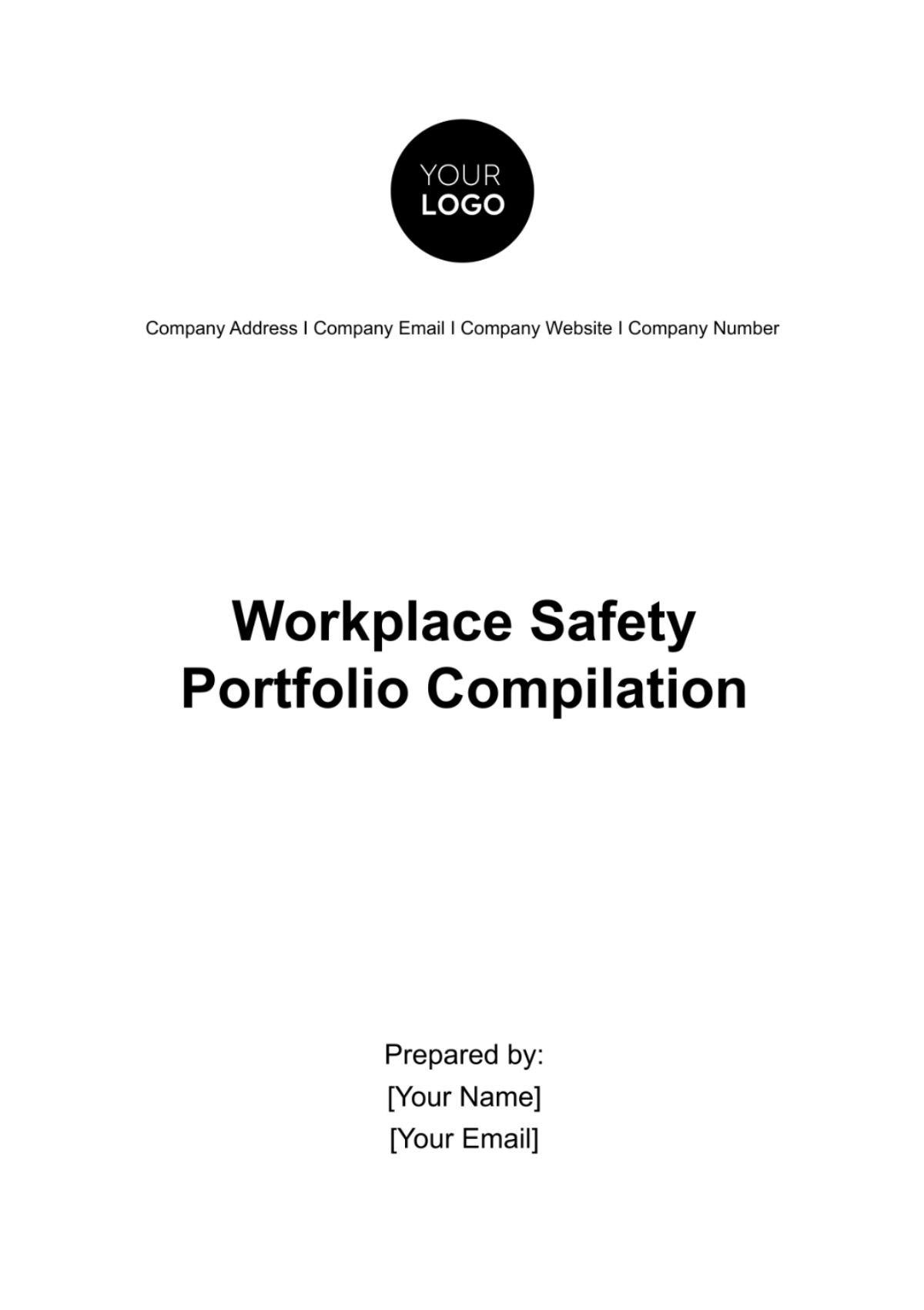 Workplace Safety Portfolio Compilation Template - Edit Online & Download