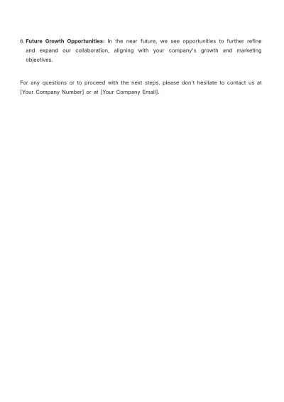 Free Sales Proposal for Collateral Budget Template to Edit Online