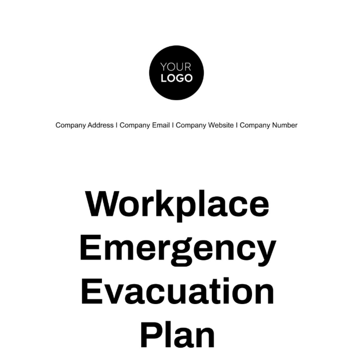 Workplace Emergency Evacuation Plan Template - Edit Online & Download