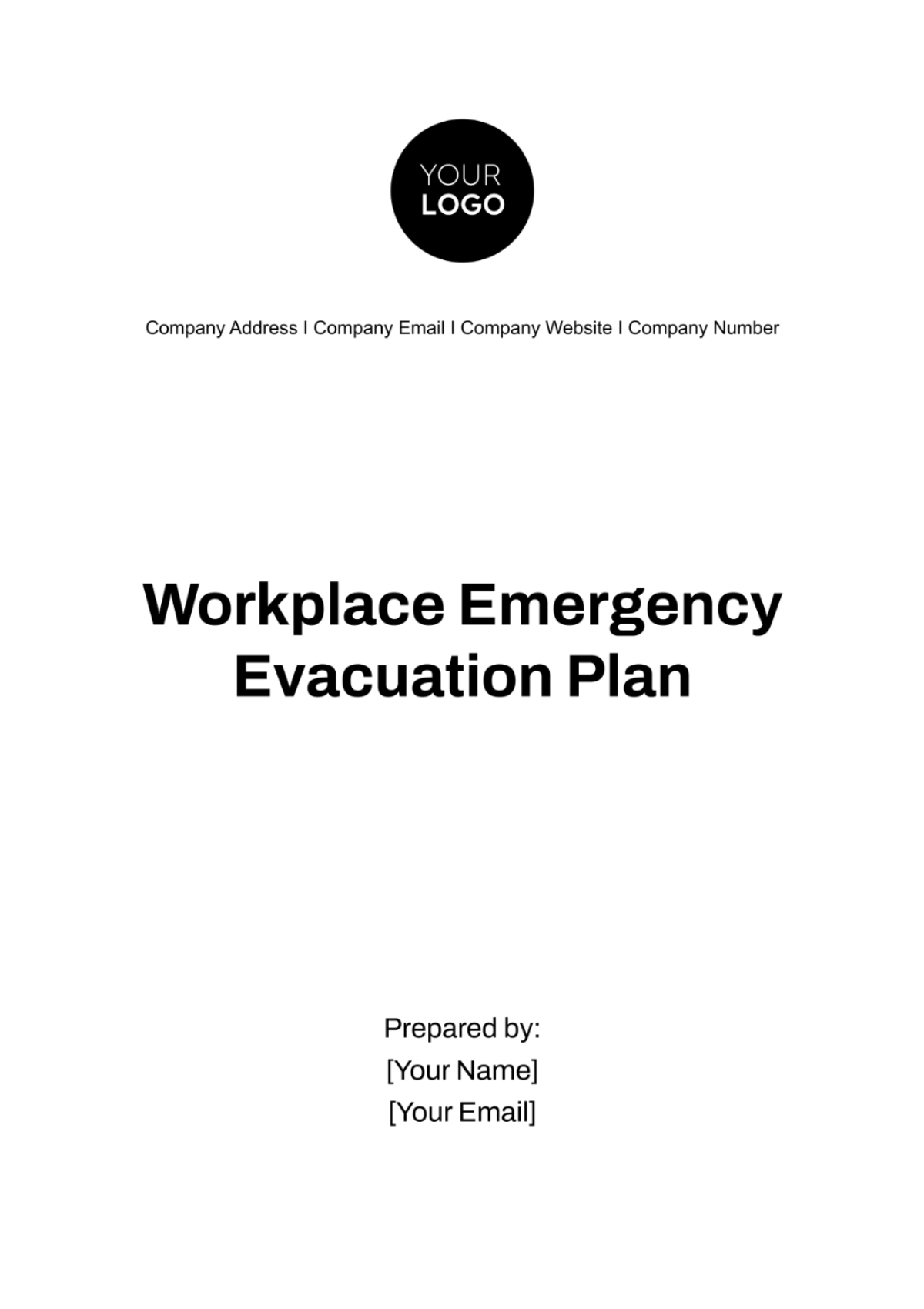 Workplace Emergency Evacuation Plan Template - Edit Online & Download