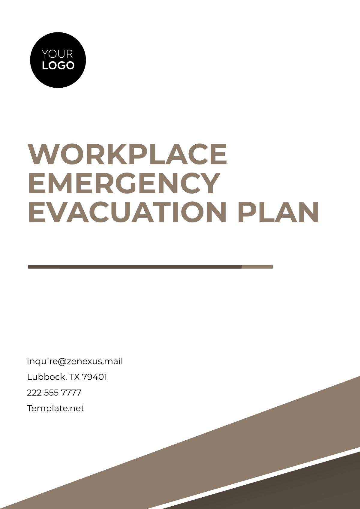 Free Workplace Emergency Evacuation Plan Template Edit Online