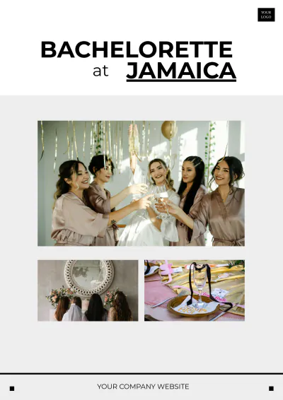 Free Jamaica Bachelorette Party Itinerary Template to Edit Online