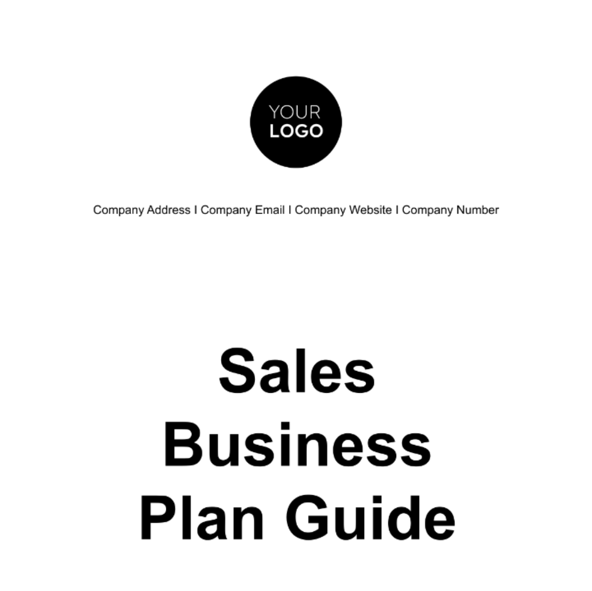 Sales Business Plan Guide Template - Edit Online & Download Example ...