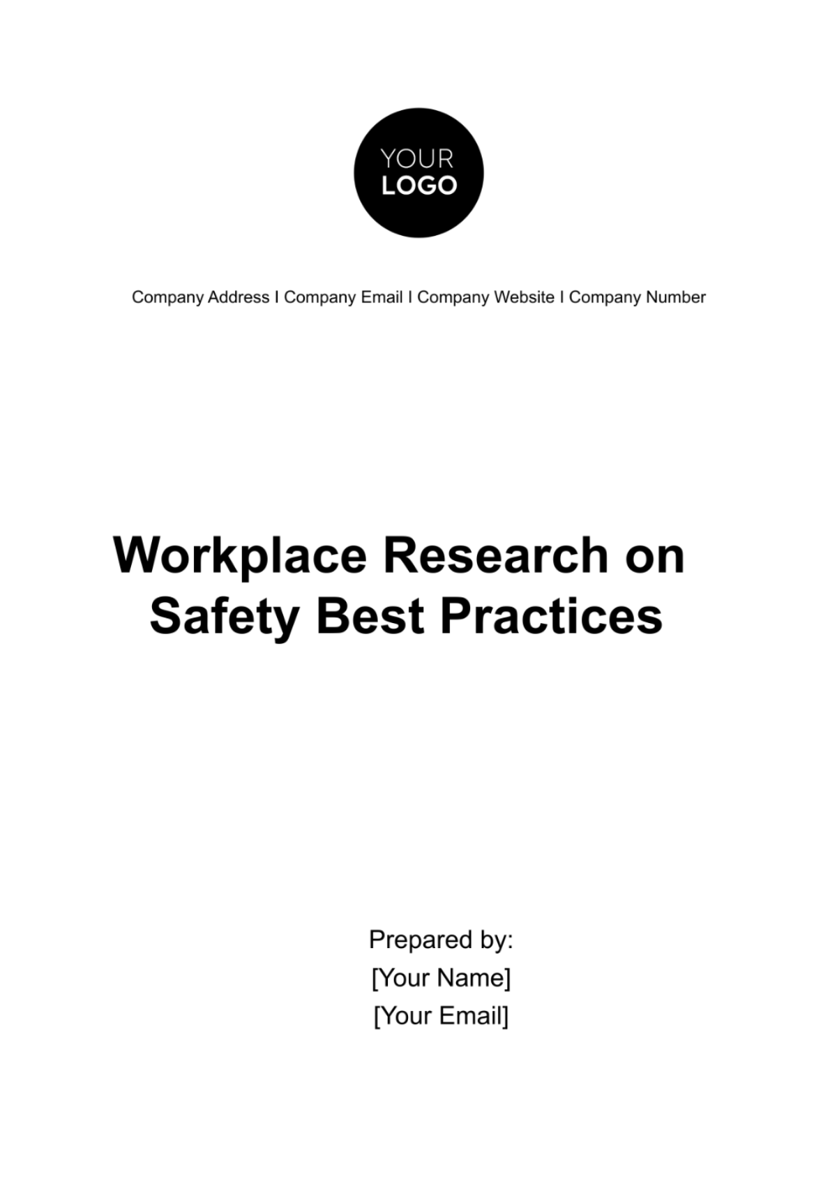 Workplace Research on Safety Best Practices Template - Edit Online & Download