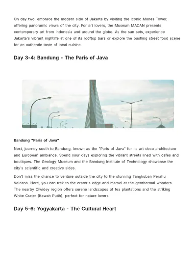 Free Java Itinerary Itinerary Template to Edit Online