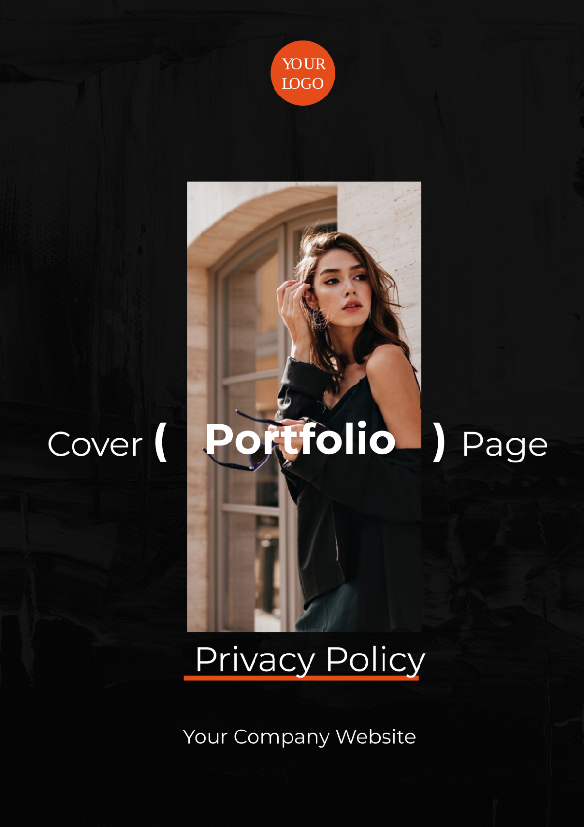 Free Portfolio Privacy Policy Cover Page Template