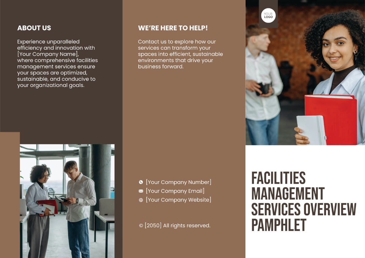Facilities Management Services Overview Pamphlet Template