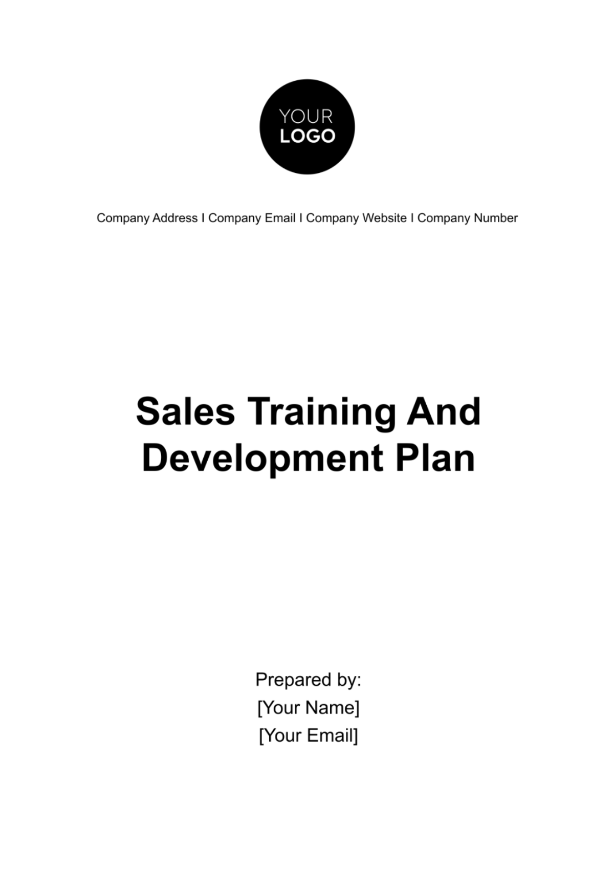 Sales Training and Development Plan Template - Edit Online & Download