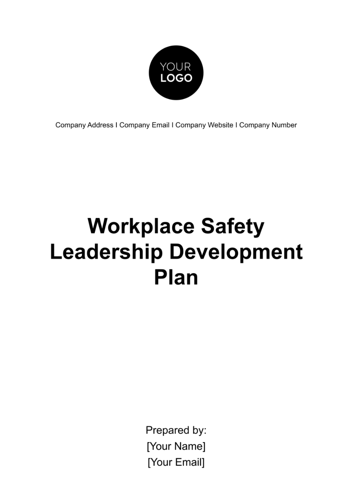 Workplace Safety Leadership Development Plan Template - Edit Online & Download