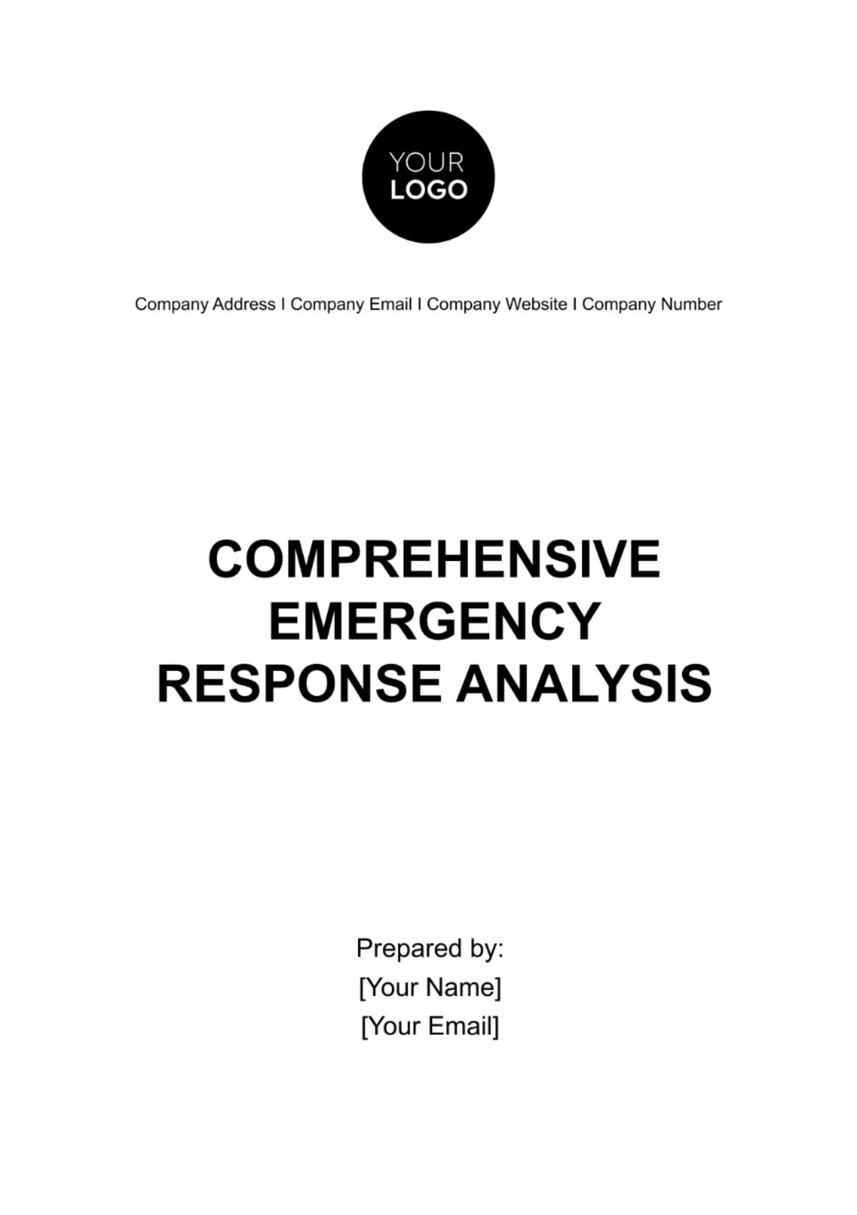 Comprehensive Emergency Response Analysis Template