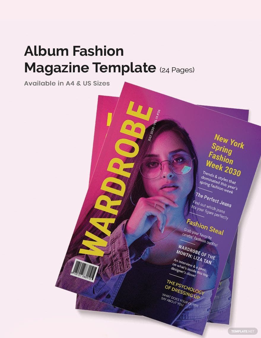 Apparel Magazine Template in Word, Apple Pages, Publisher, InDesign