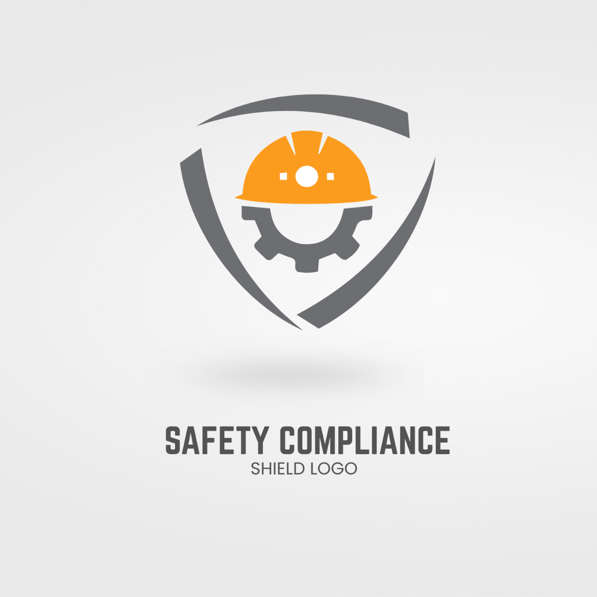 Safety Compliance Shield Logo Template
