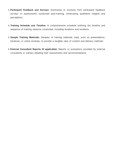 Free Financial Report on Sales Training Investments Template to Edit Online