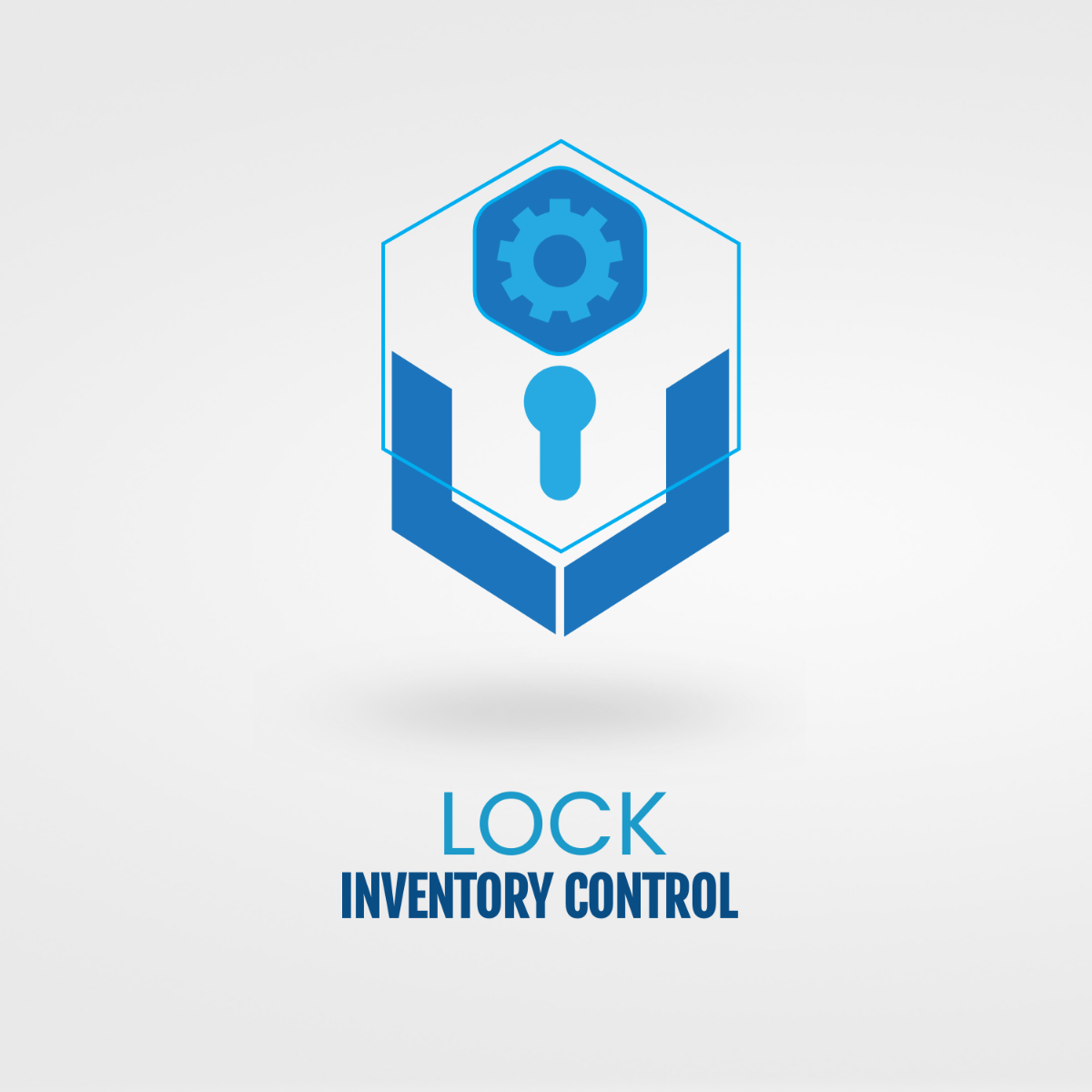 Free Inventory Control Lock Logo Template