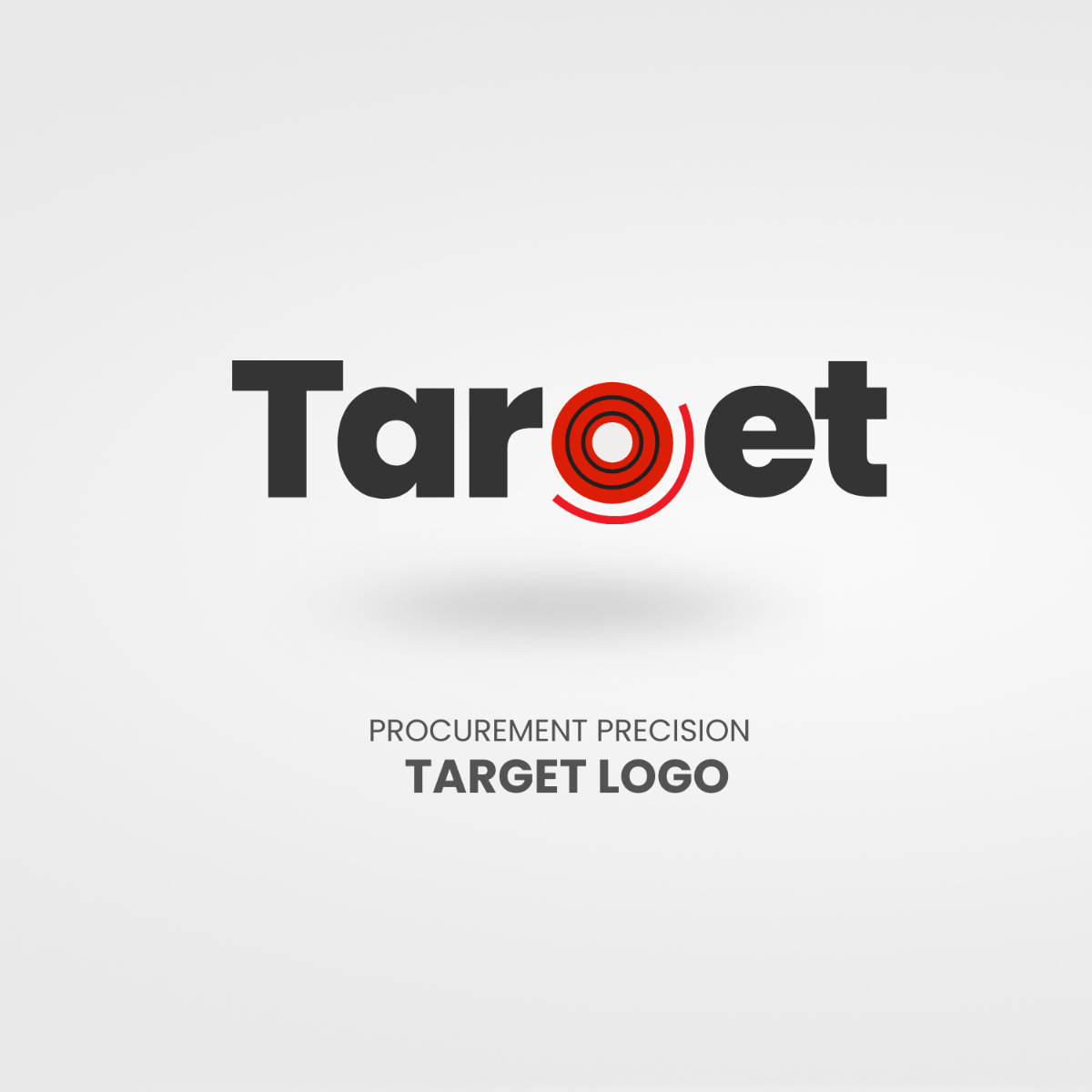 Procurement Precision Target Logo Template