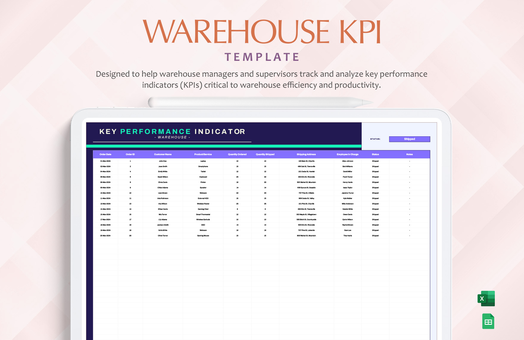 Free KPI Templates In Excel To Download Free KPI Templates In Excel To Download