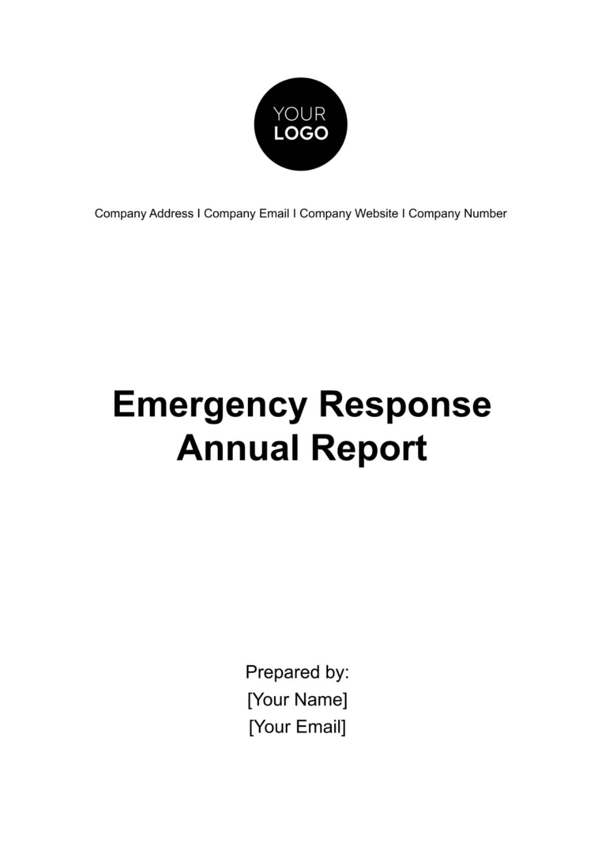 Emergency Response Annual Report Template - Edit Online & Download