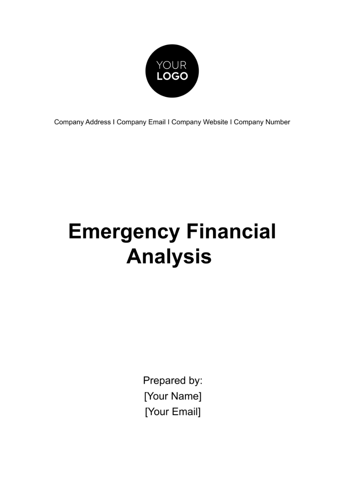 Emergency Financial Analysis Template - Edit Online & Download