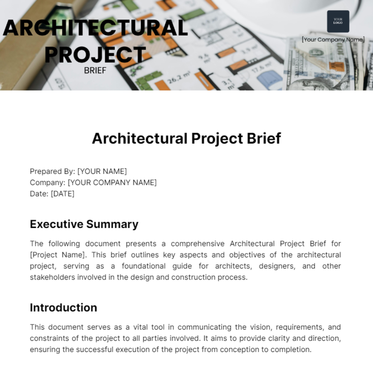 Architectural Project Brief Template