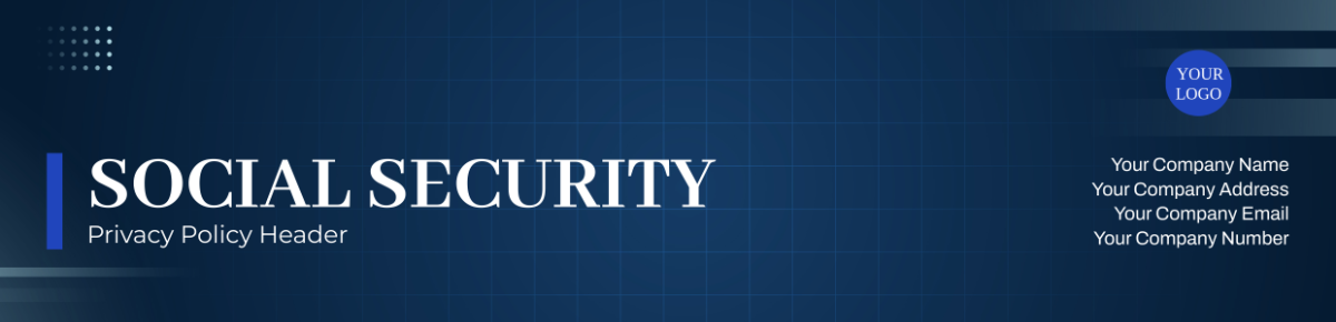 Social Security Privacy Policy Header