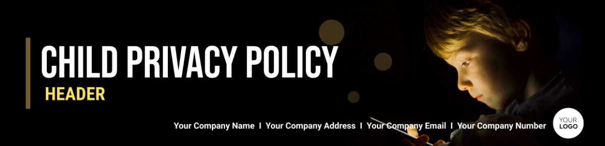 Child Privacy Policy Header