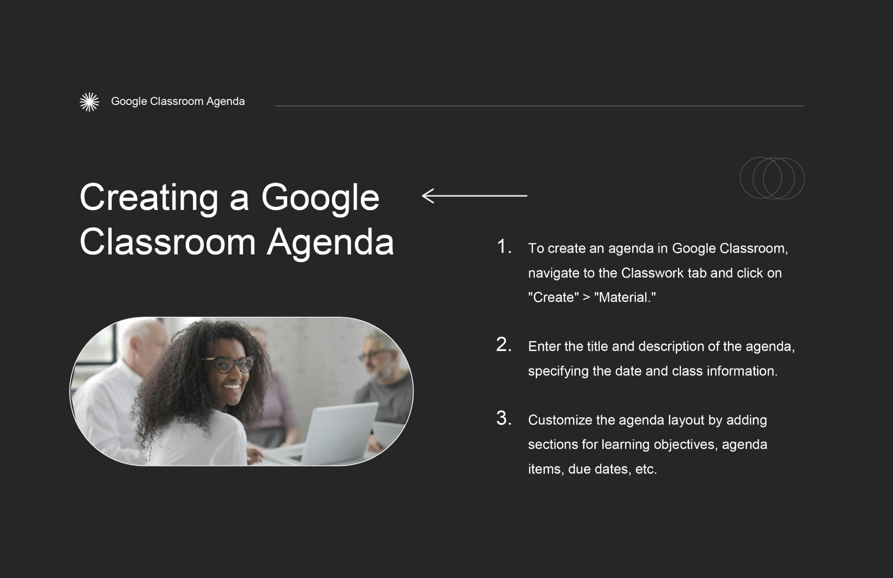 Google Classroom Agenda Template