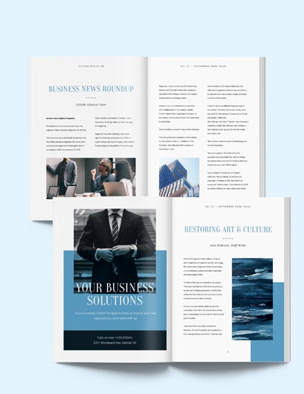 Corporate Business Magazine Download