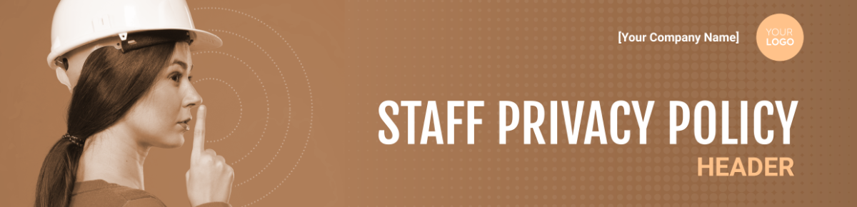 Staff Privacy Policy Header Template - Edit Online & Download