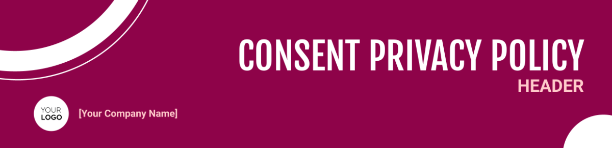 Consent Privacy Policy Header Template