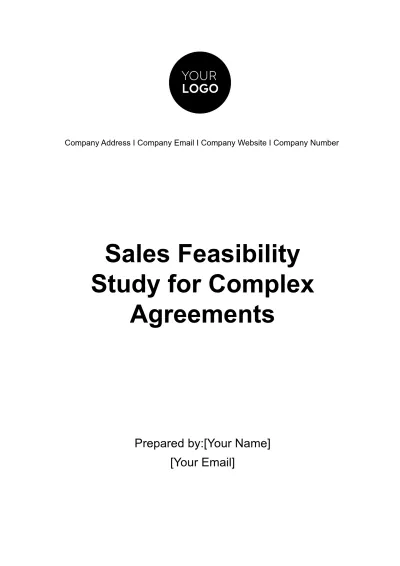 Free Sales Feasibility Study for Complex Agreements Template to Edit Online