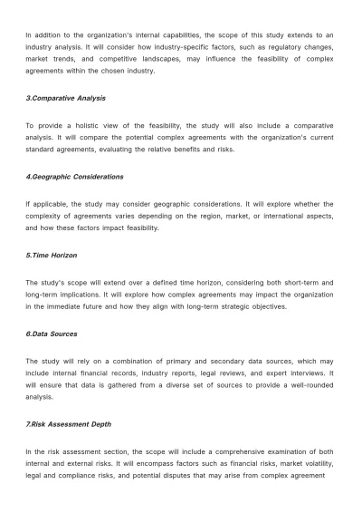 Free Sales Feasibility Study for Complex Agreements Template to Edit Online