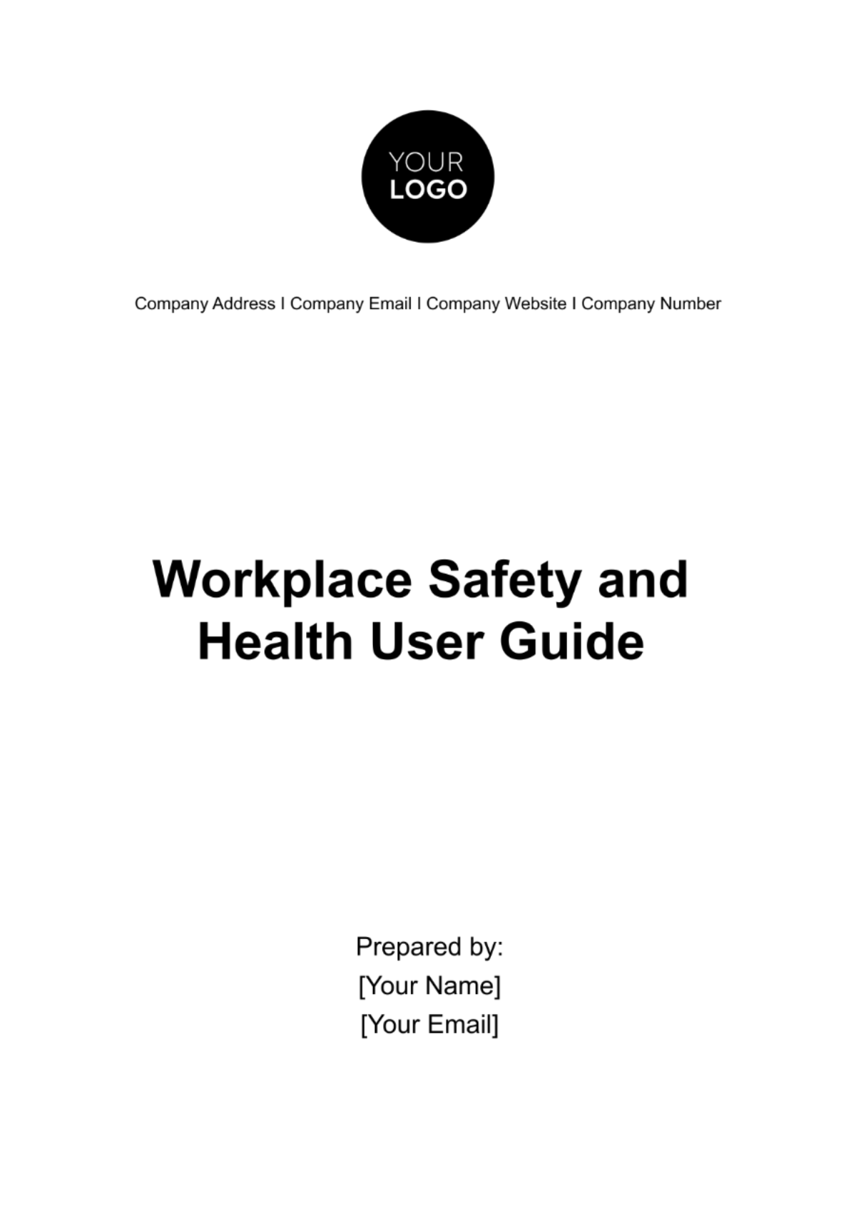 Free Workplace Safety and Health User Guide Template