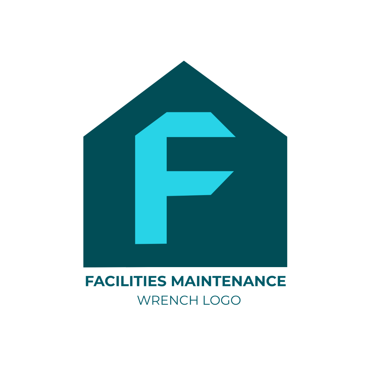 Free Facilities Maintenance Wrench Logo Template