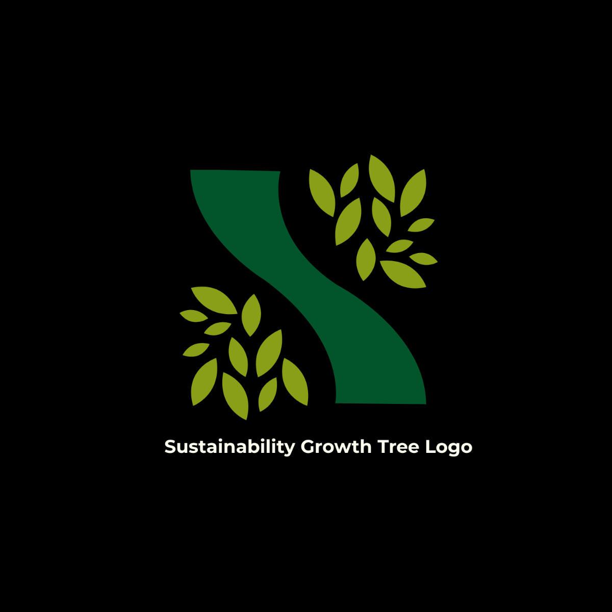 Free Sustainability Growth Tree Logo Template