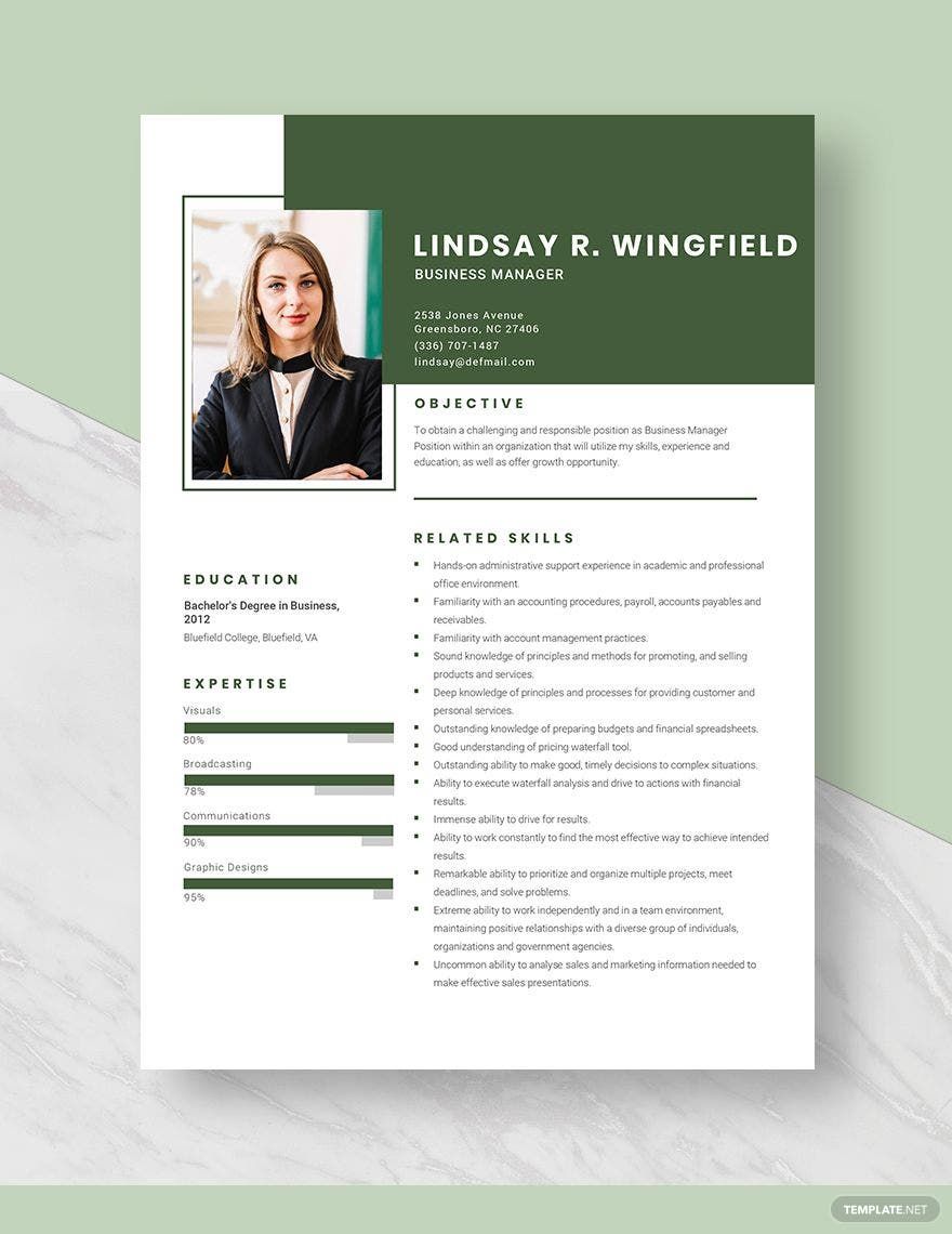 business-manager-resume