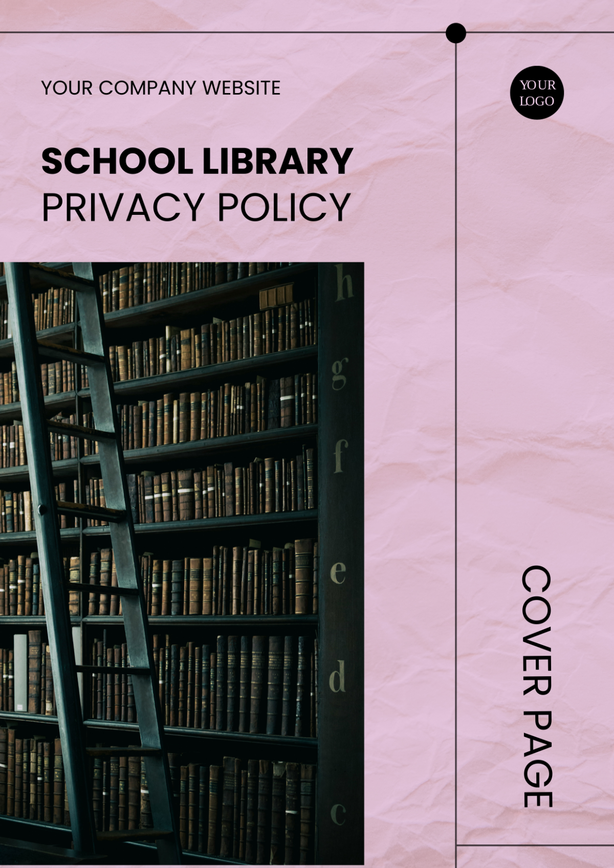 School Library Privacy Policy Cover Page