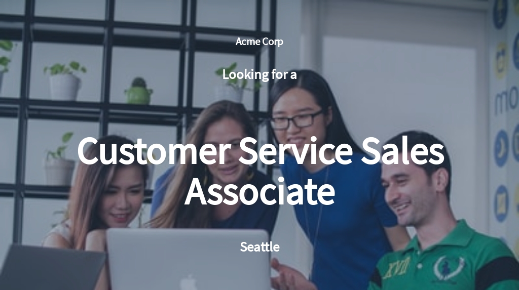 Free Customer Service Sales Associate Job Description Template.jpe