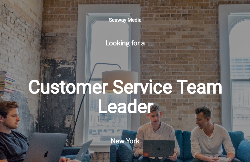 Free Customer Service Team Leader Job Description Template.jpe