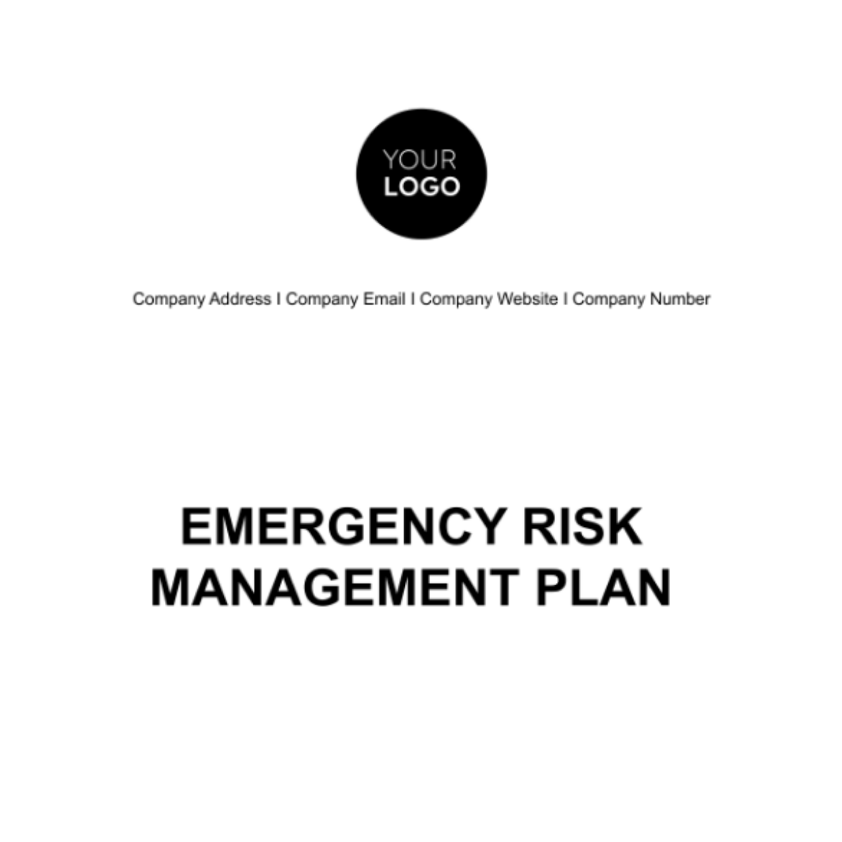 Emergency Risk Management Plan Template - Edit Online & Download ...