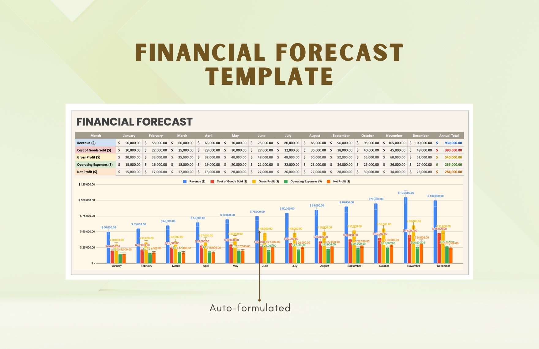 Financial Forecast Template
