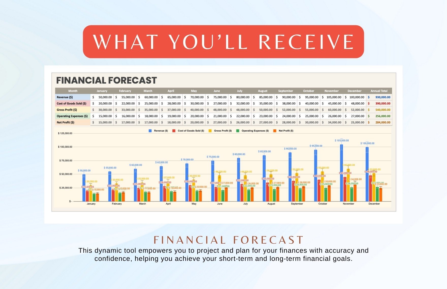 Financial Forecast Template